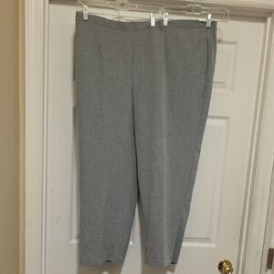 ❣️Alfred Dunner Women's Gray Wide Leg Pants